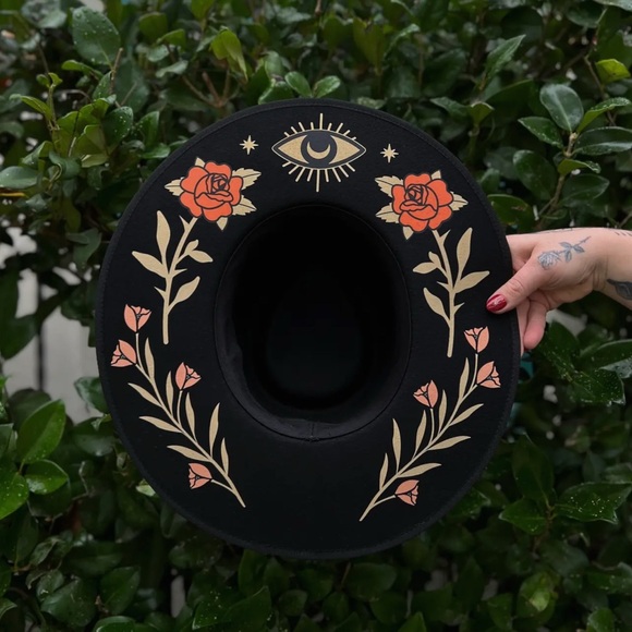 Wild as Heck Hats - The Daphna - Boho Western Handmade Australian Wool Fedora - Picture 2 of 9